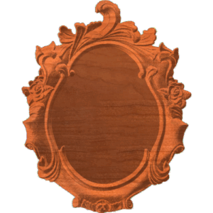 Frame - Fancy Oval - AB - 002