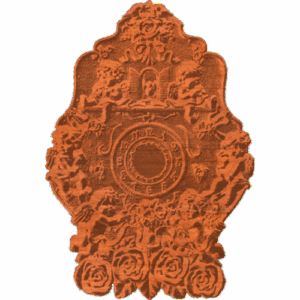 Clock - Cherubs And Roses - AB - 001