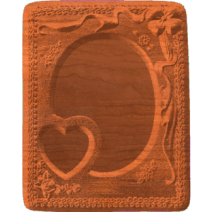 Frame - Heart And Oval - AB - 001