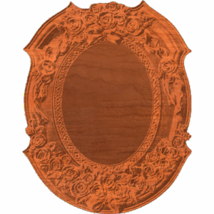 Plaque - Roses And Ribbons - AB - 003