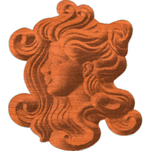 Girls Face - Flowing Hair - AB - 001A