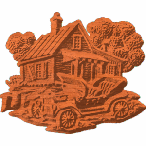 Old House and Car