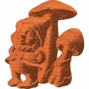Gnome and Mushroom