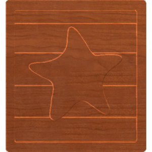 Block Letters Star