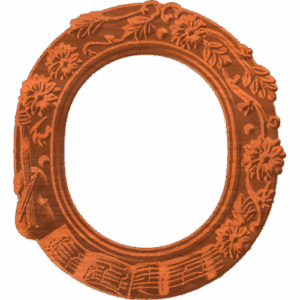 Frame with music theme