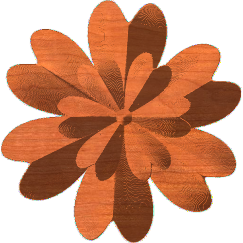 Heart Flower Large