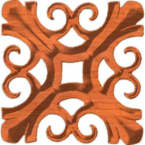 Square Chainlike Design