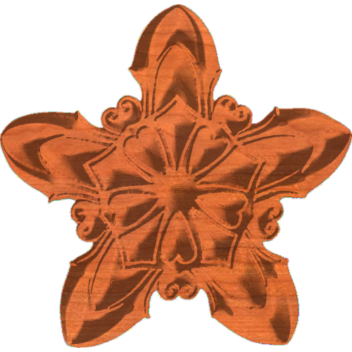 Star with Hearts and Diamonds
