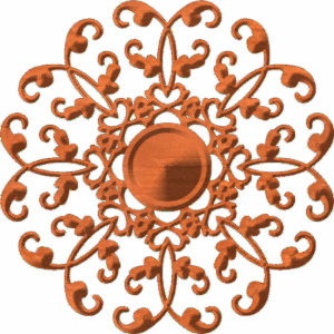 Art Deco Rosette 92