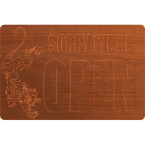 Open Sign w Panther - CSF