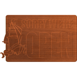 Open Sign w Ship - CSF