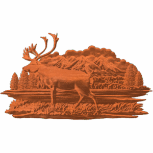 CARIBOU SCENERY