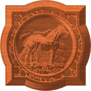 FRAMED CARTHORSE