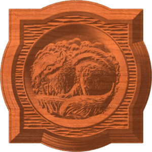 FRAMED CHIMPMUNK