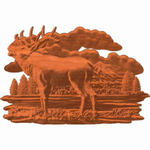 ELK ON THE LAKE