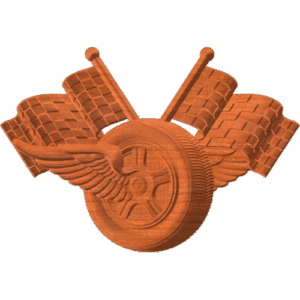 CAR RACING SYMBOL