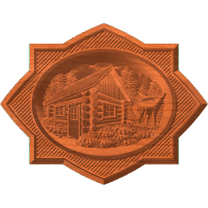 FRAMED HUNTING CAMP 4