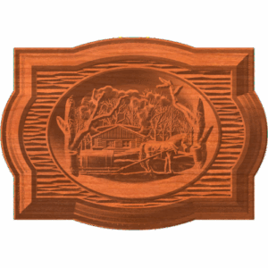 FRAMED MAPLE SHACK