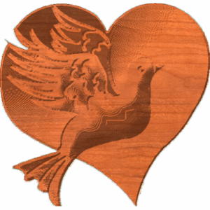 Dove on Heart