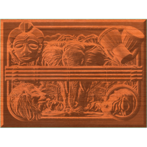 Framed African Design