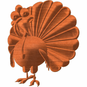 Cartoon Style Turkey