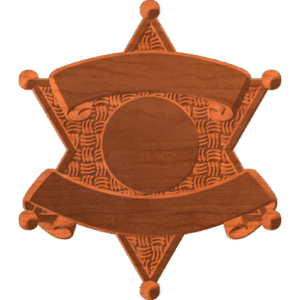 Six Star Police Badge PTN