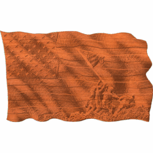 Iwo Jima Wavy Flag-KXPTN
