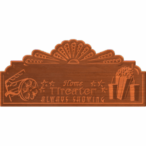 Home Theater Sign