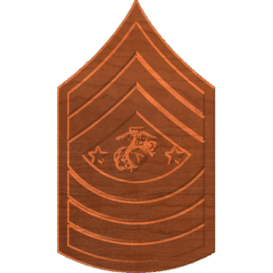 Sergeant Major MC E9 Rank