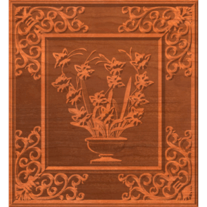 Flower Pot Oriental Frame