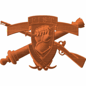 Aromour Fist with Cannon and Rifle