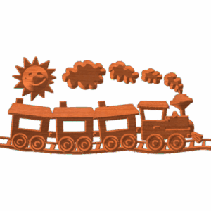 Toy Train 02 Pattern