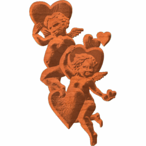 Pair Of Cupid Pattern