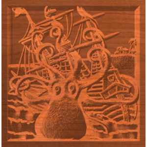Squid Attacks Ship Pattern