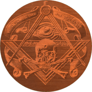 Free Mason Skull and Compass