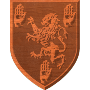 Lion Hand Shield Pattern