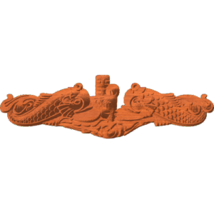 Submarine Dolphins Pin