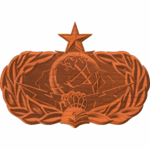 Cyber Space Maintenance Badge Pattern