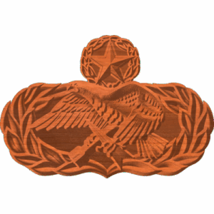 Maintenance Badge Star Wreath Pattern