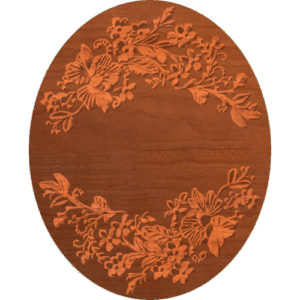 Oval Floral Design PTN