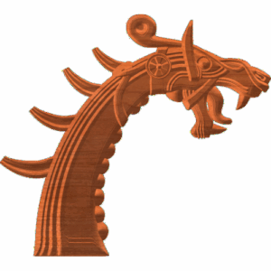 Viking Longboat Dragon figurehead