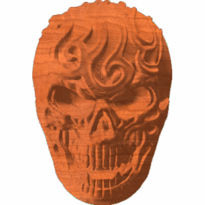 Flaming Skull-03