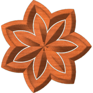 Flower 1 Raised