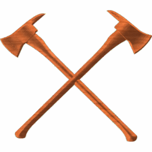 Crossed Fire Axes