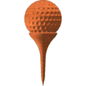 Golfball and Tee