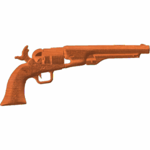 Navy Colt Ball and Cap Pistol - Cocked