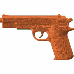 45 caliber Handgun