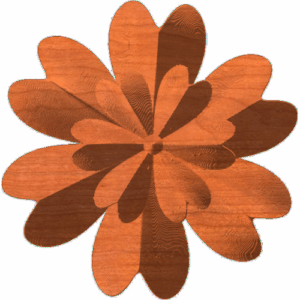 Heart Flower Large