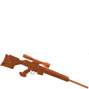 Rifle with scope