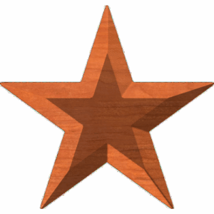 Star Plaque or Picture Frame Blank 004 A 